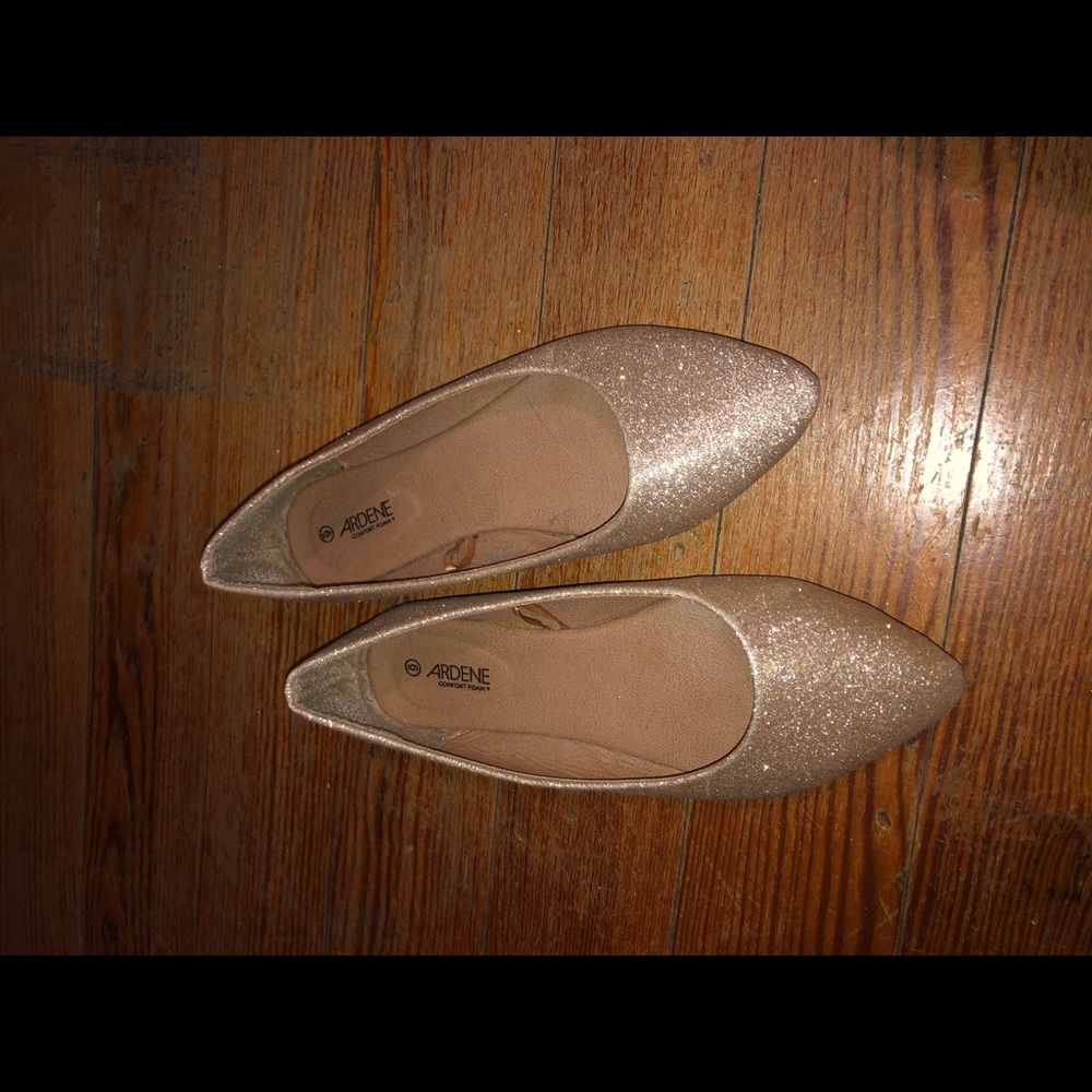 Sparkly flats